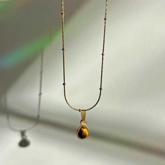 Tigers eye necklace 🐅 - Picture 1 of 6
